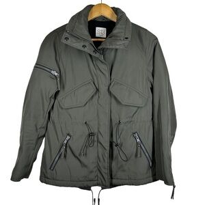 S13 New York Field Parka Jacket in Olive Green XS